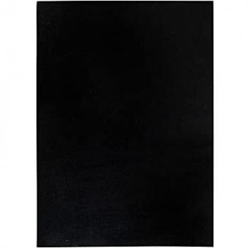Liderpapel - Goma eva con purpurina 50x70cm 60g/m2 espesor 2mm negro (10 unidades