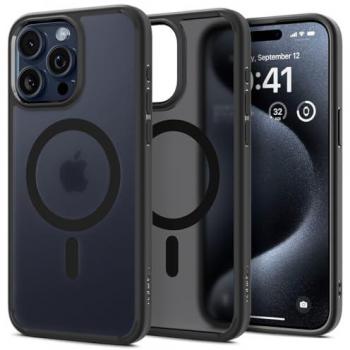 Funda Spigen Ultra Hybrid MagSafe para iPhone 15 Pro - Negro Frost