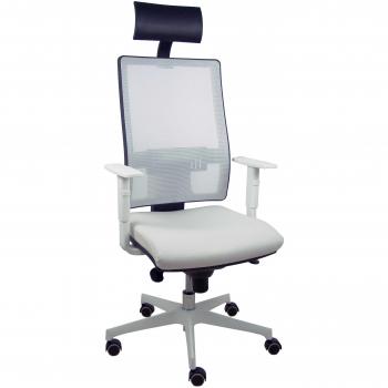 Silla de Oficina con Cabecero Horna P&C 0B4BRPC Blanco