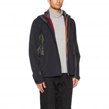 Odlo 3In1 Waterton Stretch Chaqueta Impermeable, Hombre, Negro