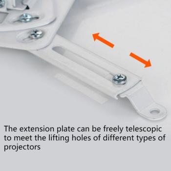 Soporte Universal para Proyector de Pared, Montaje Giratorio e Inclinable para Proyección de Vídeo LCD/DLP y Mini Proyector