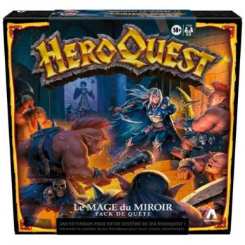 Hasbro Juego de Mesa Hero Quest - Juego de aventura y estrategia, para 2 a 5 jugadores, edades 14+, incluye miniaturas detalladas, tablero modular, cartas de juego y dados