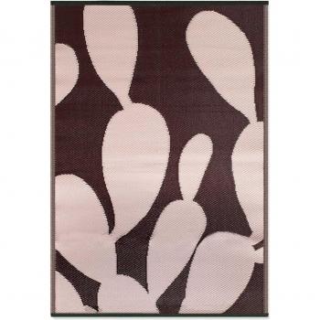 Happyfriday- Nopal Alfombra Multicolor de Polipropileno, Fabricado en España