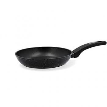 Sartén Antiadherente Quid Estelar de Aluminio Forjado 20 cm Negro con Mango Ergonómico y Fondo Especial para Inducción