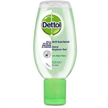 Gel Antibacteriano para Manos Dettol con Aloe Vera - 50ml