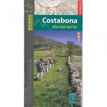 Costabona- Alta Vall del Ter mapa excursionista. Escala 1:25.000. Alpina Editorial. Castellano, Català, English. Editorial Alpina.