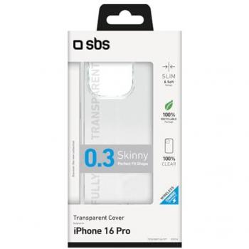 Funda Transparente SBS Skinny para iPhone 16 Pro - Modelo TESKINIP1661PT