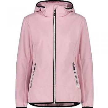 Chaqueta Softshell Rosa con Capucha y Cierre para Mujer 32A0456