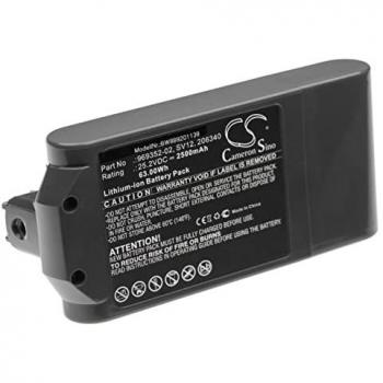 Batería Li-Ion de 2500 mAh compatible con aspiradoras Dyson V10, Cyclone V10, V10 Absolute y V10 Animal (25,2 V)