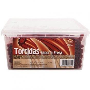 Damel - Torcidas - Sabor a fresa - 200 unidades