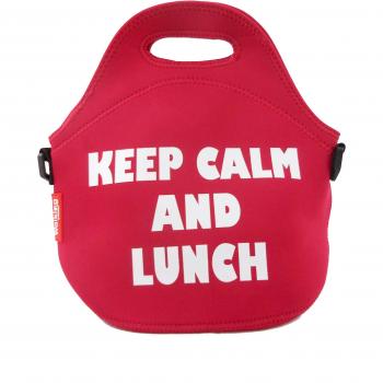 Bergner BGIB-5073 Bolsa de Almuerzo de Neopreno, 30 x 30 x 17 cm, Tela, Rojo, Centimeters