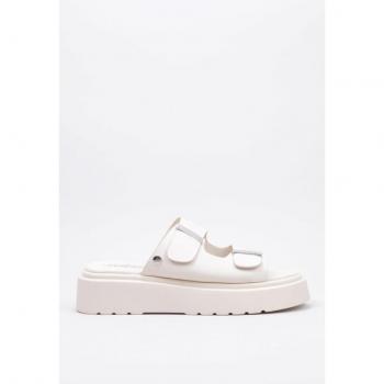 Sandalia de Plataforma Isteria 22020 para Mujer en Beige