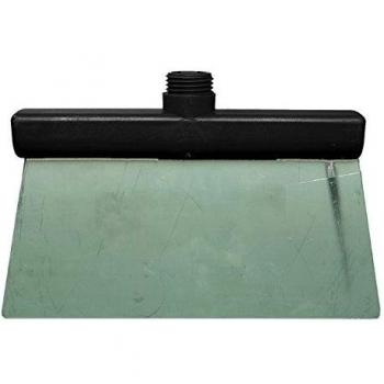 Maya 48281 - Rasqueta Acero Inoxidable para Mango, Negro