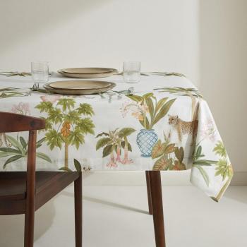 Mantel de algodón y lino Tropico El Corte Inglés