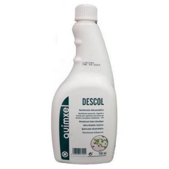 DESCOL DESINFECTANTE HIDROALCOHOLICO BACTERIZIDA-FUNGICIDA-VIRUCIDA 750 ML