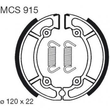 Juego de zapatas de freno TRW MCS915 120x22mm