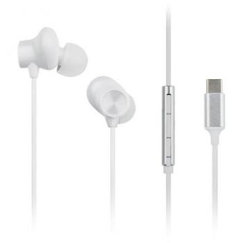 Auriculares Intraurales Panasonic RP-TCM225DEW con Cable USB-C para Llamadas y Música Blancos