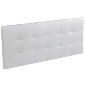 Cabecero de Cama HB en Polipiel Blanco 135x50 cm
