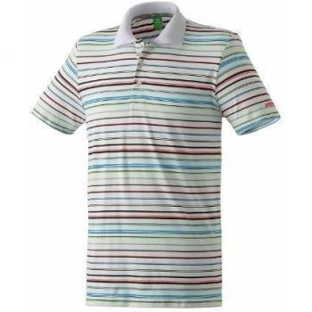 erima - Camisa de acampada y senderismo, tamaño S, color blanco / rojo / curacao