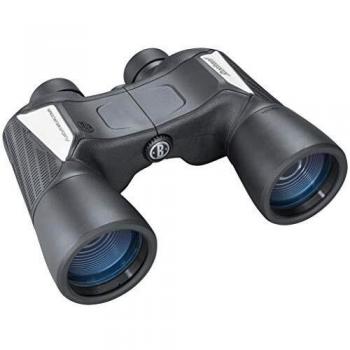 Bushnell 10 x 50 mm Spectator Sport All Purpose Binocular BS11050 Pouch, Strap and Changeable Coloured Accent Tiles for Personalisation Fixed Focus Binocular Bak-4 Porro Prisms