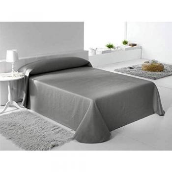 Fundeco - Colcha TREBOL Cama 90 Cm - Color Acero