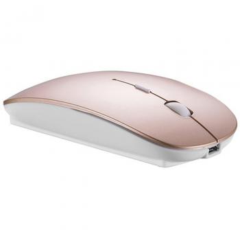 Elebar 2.4G Rechargeable wireless Mouse, Rechargeable Wireless Mouse with USB Receiver, 3 Adjustable DPI Levels for Notebook, PC, MAC, Laptop, Computer, Macbook.