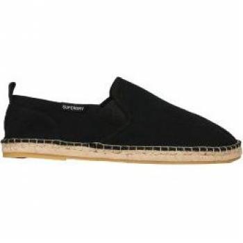 Alpargatas de lona negro Superdry para hombre