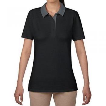 Anvil - Polo de manga corta para mujer, color schwarz