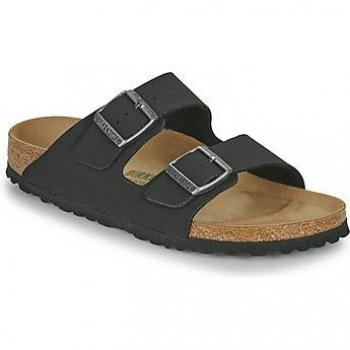Birkenstock Arizona Vegan Nubuck Sandals - Black - Unisex Size 39