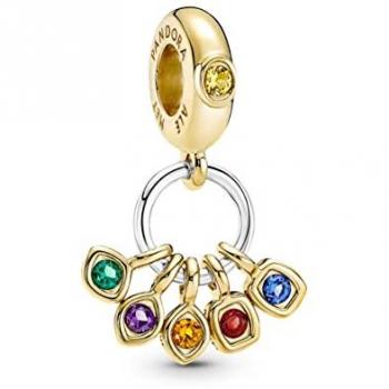 Charm Colgante Pandora Gemas del Infinito con recubrimiento en oro de 14k - Los Vengadores de Marvel