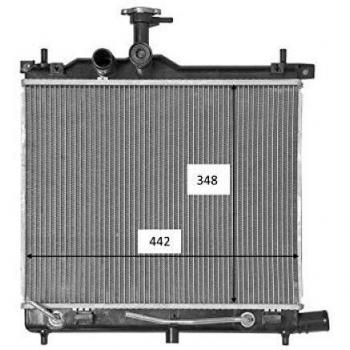 Radiador de refrigeración del motor NRF 58460 - Radiador de alta eficiencia, fabricado con materiales duraderos, compatible con múltiples modelos de vehículos, diseño optimizado para una mejor circulación del refrigerante, fácil instalación y mante