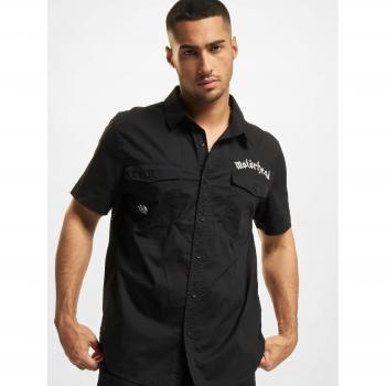 Motörhead Brandit Bastards Roadstar Short-Sleeved Shirt for Men - Black - Sizes S to 5XL