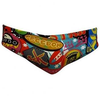 Bañador Slip Turbo Stickers Colores Proresist