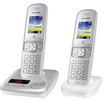 Teléfono Panasonic KX-TGH722GG Perlado Plata