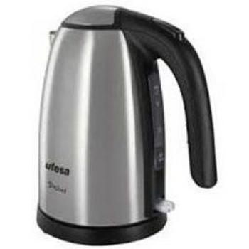 Ufesa HA7900 Delux - Hervidor de agua, 2200W, 1.7 Litros, Filtro antical extraíble, Indicador nivel de agua