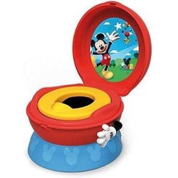 Disney Baby Y9909 - Orinal con sonidos, diseño Mickey Mouse, color rojo