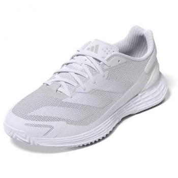 adidas Defiant Speed 2 Zapatilla Todas Las Superficies Mujeres - Gris Claro, Blanco, Zapatillas de Tenis Mujer, FTWR White FTWR White Grey One, 40 2/3 EU