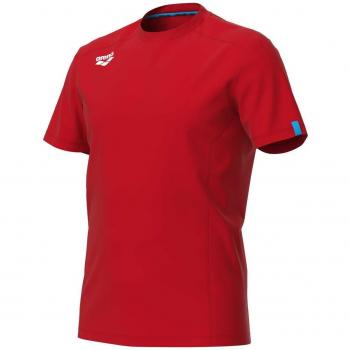 Unisex Red Arena Team Panel T-Shirt - XXL