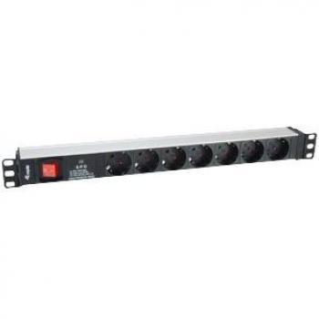 Regleta de Alimentación para Rack de 19 con 8 Tomas y Cable de 1.8 m