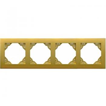 Marco Aquarella 4 elementos Efapel 90940 TDU Dorado serie Logus 90