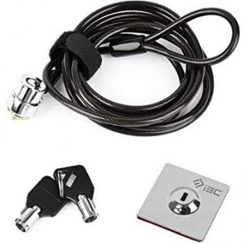 I3C Candado de Seguridad para Computadora Portátil Cable de Combinación de Llave Digital de 4 Dígitos