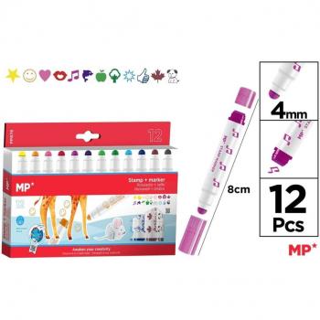 Rotuladores Colores Con Sello 12U