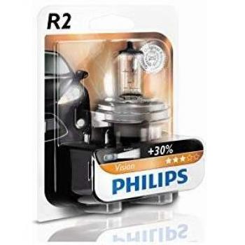 Bombilla Halógena R2 Visio PHILIPS 45/40W 12V para Faro de Carretera 12475B1