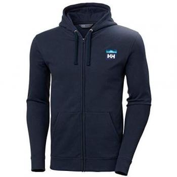 Helly Hansen Nord Graphic Fz Hoodie Sudadera Con Gorro, Hombre, Navy, S