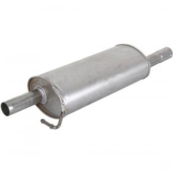 Silenciador central e intermedio ASMET 04.108, compatible con vehículos específicos, fabricado en acero de alta resistencia, diseñado para reducir el ruido del escape y optimizar el rendimiento del motor, fácil instalación y ajuste preciso
