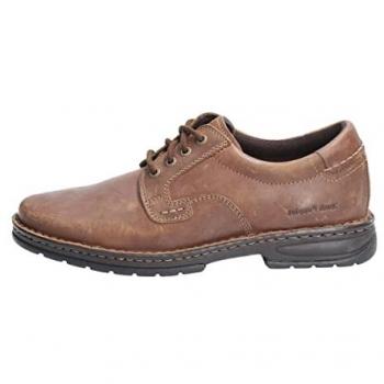 Hush Puppies Men's Outlaw II Brown Leather Oxford Shoes - Size 8 UK