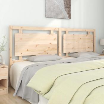 Cabecero de cama 205,5x4x100 cm madera maciza de pino