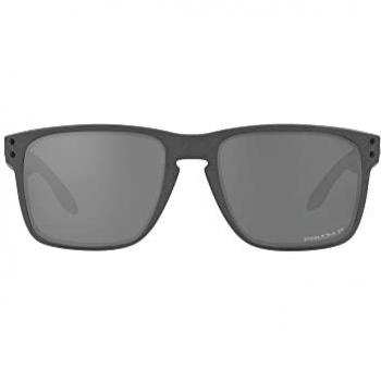 Oakley Holbrook XL Steel Sunglasses with Prizm Black Polarized Lenses