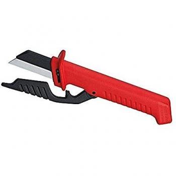 KNIPEX Cuchillo para cable con de cuchilla intercambiable aislado 1000V