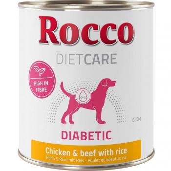 Rocco Diet Care Diabetic con pollo, vacuno y arroz 800g